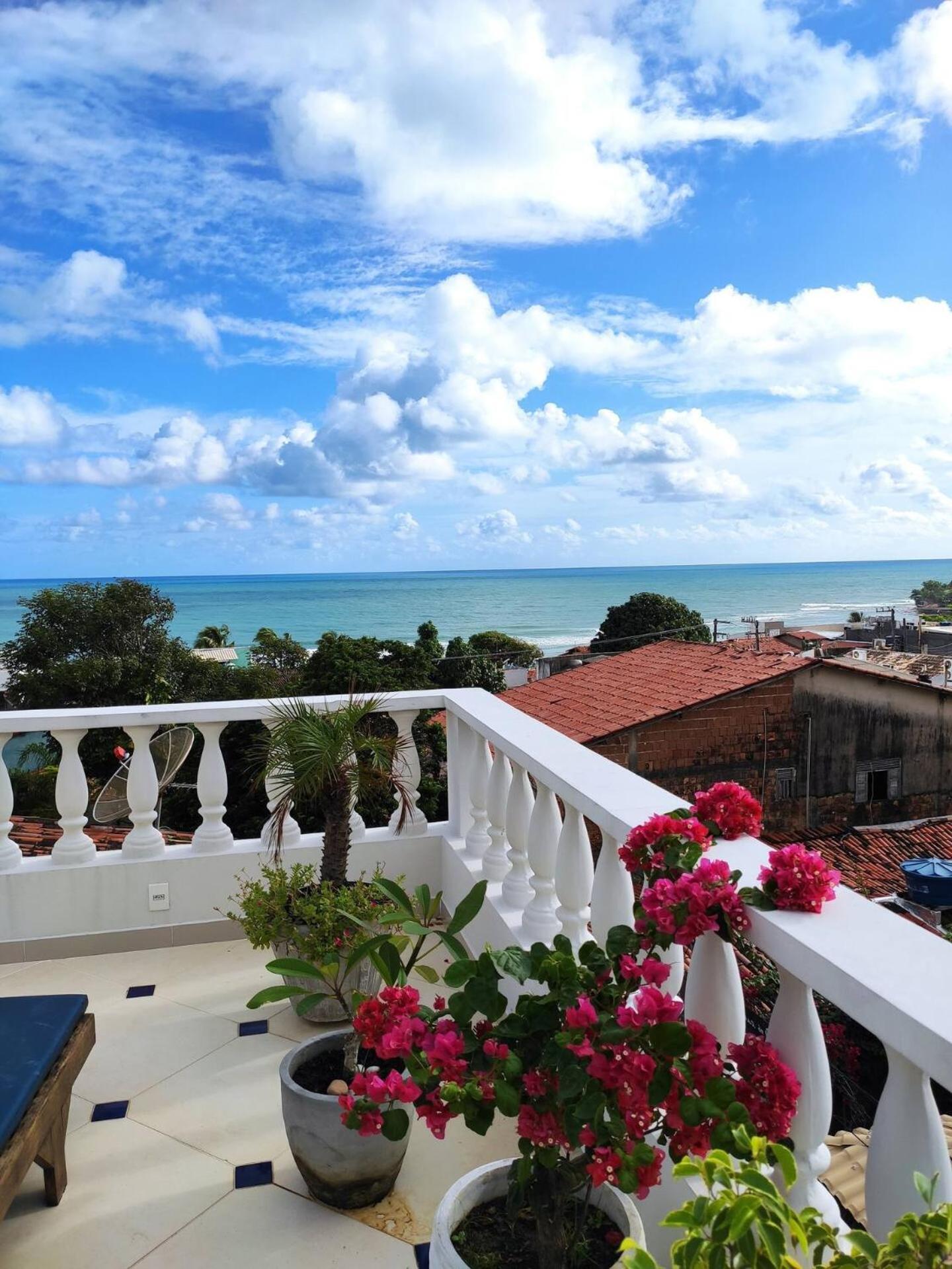 Castelo Do Ceu, Casa No Centro De Pipa Vista Mar Villa Praia de Pipa Eksteriør billede